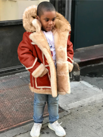 Nevis Fur Lined Kids Hoodie | Mountain Warehouse US