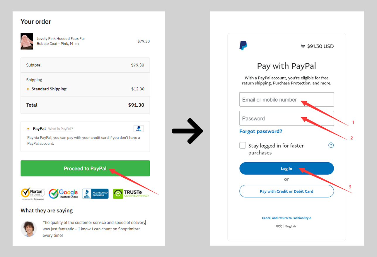 Pay with PayPal tutorial